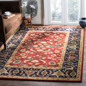 Safavieh Royalty Rug Collection ROY256A - Rust / Navy