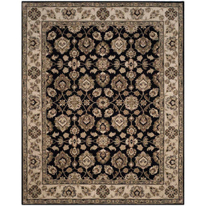 Safavieh Royalty Rug Collection ROY503A - Black / Beige