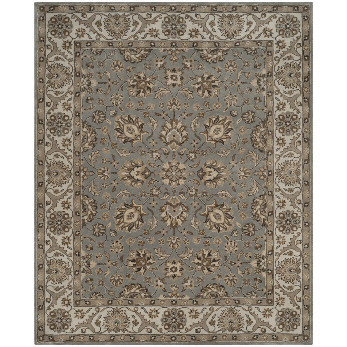 Safavieh Royalty Rug Collection ROY688A - Grey / Ivory