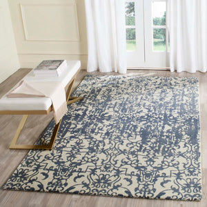 Safavieh Restoration Vintage Rug Collection RVT101A - Ivory / Blue