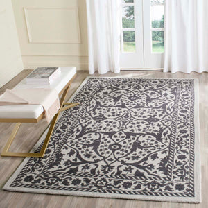 Safavieh Restoration Vintage Rug Collection RVT102H - Silver / Grey