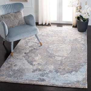 Safavieh Restoration Vintage Rug Collection RVT111M - Blue / Ivory