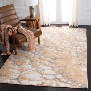 Safavieh Restoration Vintage Rug Collection RVT112D - Gold / Ivory