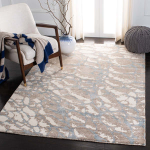 Safavieh Restoration Vintage Rug Collection RVT112T - Light Brown / Ivory