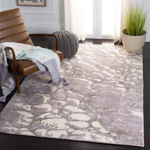 Safavieh Restoration Vintage Rug Collection RVT112V - Purple / Ivory