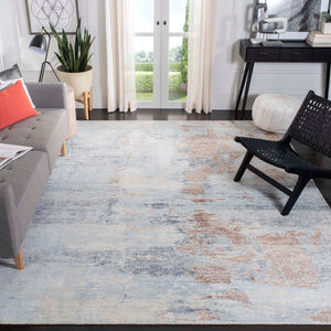 Safavieh Restoration Vintage Rug Collection RVT113M - Blue / Brown