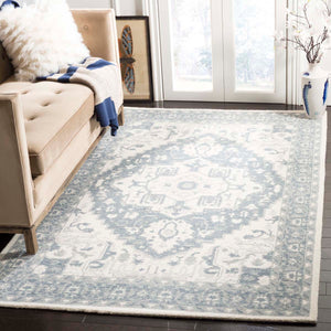 Safavieh Restoration Vintage Rug Collection RVT402F - Ivory / Charcoal