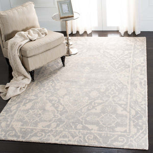 Safavieh Restoration Vintage Rug Collection RVT532B - Light Grey / Ivory