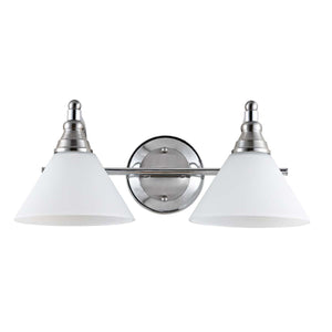 Safavieh Radnor Wall Sconce-Nickel/Clear