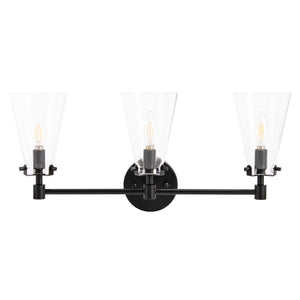 Safavieh Lonsen Vanity Sconce-Matte Black