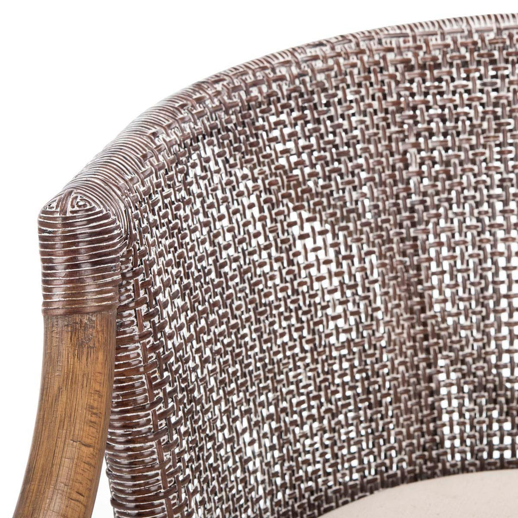 Safavieh Brando Bar Stool - Brown / White