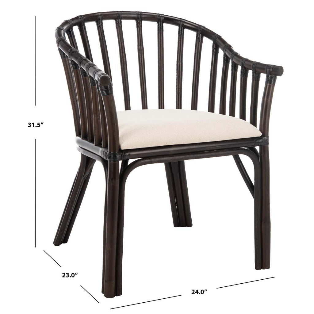 Safavieh Gino Arm Chair - Brown