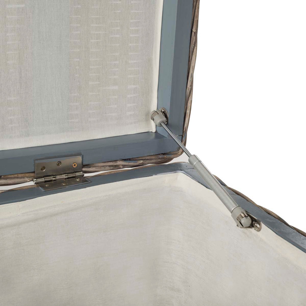 Safavieh Navarro Rattan Coffee Table Trunk - Grey