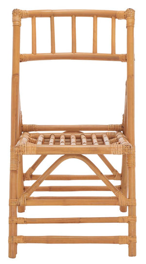 Safavieh Maja Rattan Folding Accent Chair (Set of 2) - Honey