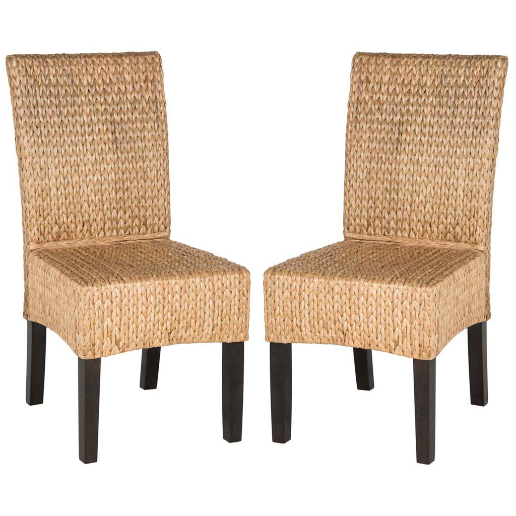 Safavieh Luz 18''H Wicker Dining Chair-Natural (Set of 2)
