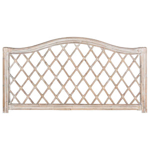 Safavieh Gabrielle Antique Grey Wicker Headboard - Antique Grey