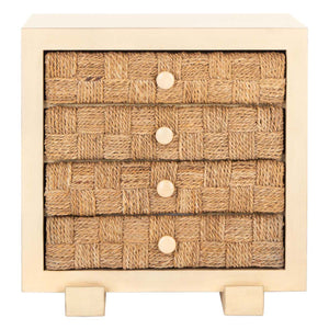 Safavieh Rosario Woven Wood Nightstand - Natural