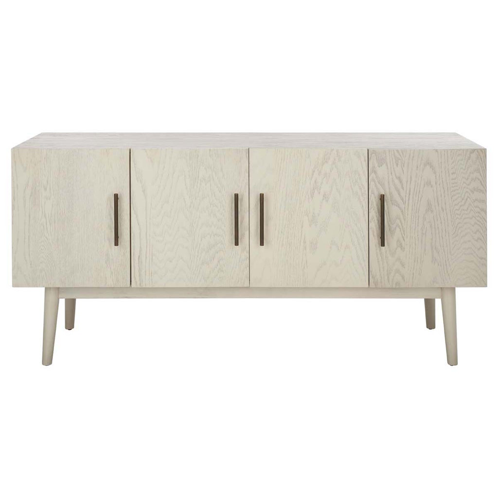 Safavieh Couture Doderick Mid-Century Media Stand - White Washed