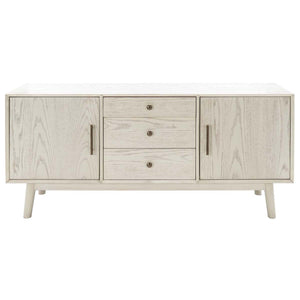 Safavieh Elissa Mid-Century Media Stand - White Washed