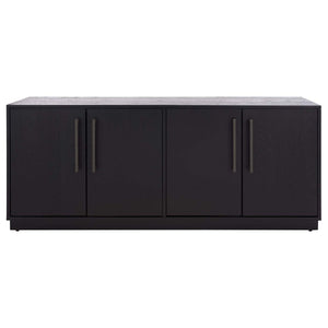 Safavieh Couture Mallory 4 Door Media Stand - Black