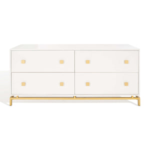 Safavieh Claudette 4 Drawer Dresser - White