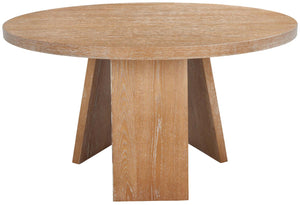 Safavieh Couture Julianna 54 Wood Dining Table - Rustic Oak