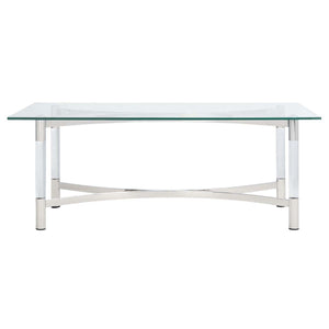 Safavieh Couture Letty Acrylic Coffee Table - Silver