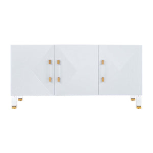 Safavieh Couture Poppy 3 Door Sideboard - Grey / Gold