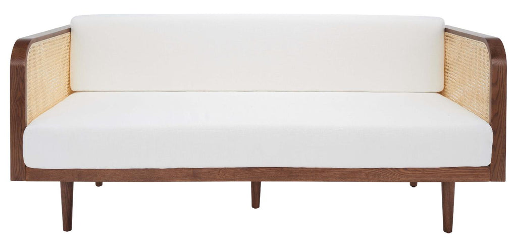 Safavieh Couture Helena French Cane Daybed  - Walnut / Natural