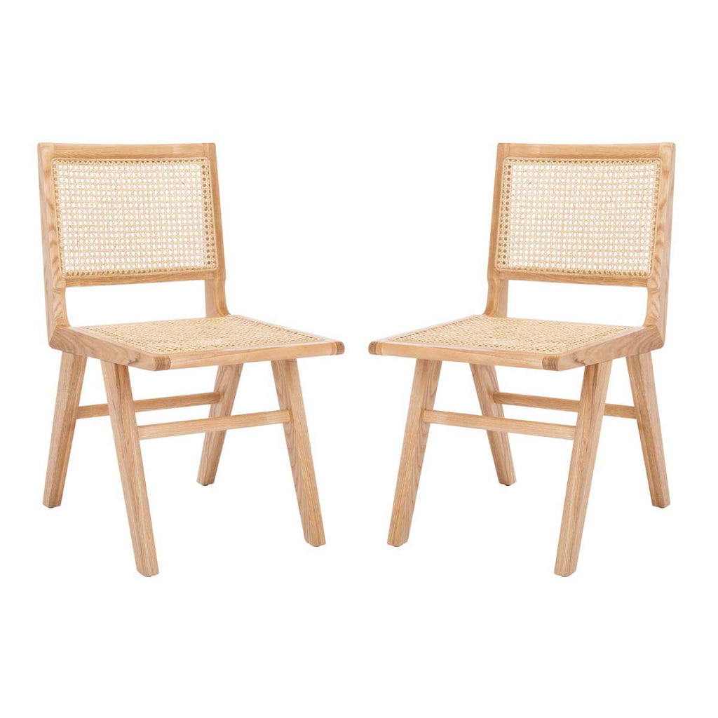 Safavieh Couture Hattie French Cane Dining Chair (Set of 2) - Natural