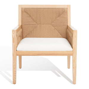 Safavieh Couture Emilio Woven Accent Chair - Natural
