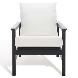 Safavieh Couture Emmalee Cord Back Accent Chair - Black / Natural