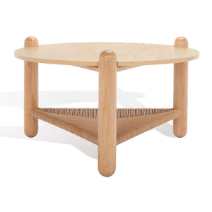 Macianna Woven Shelf Coffee Table | Safavieh Couture - SFV4146