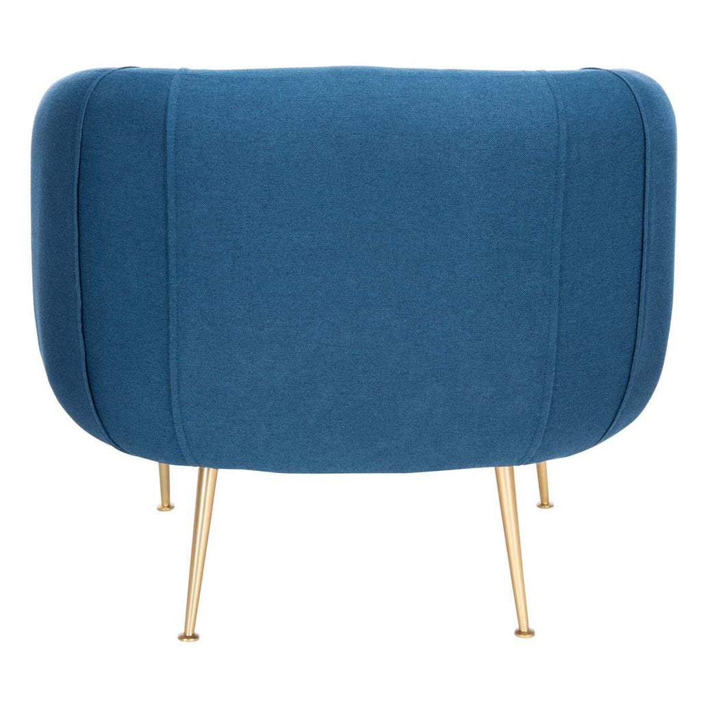 Safavieh Couture Alena Poly Blend Accent Chair - Navy