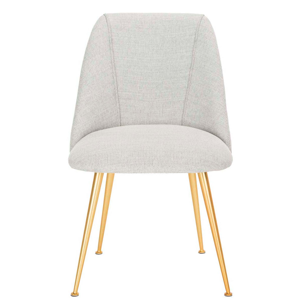 Safavieh Couture Foster Poly Blend Dining Chair Light Grey