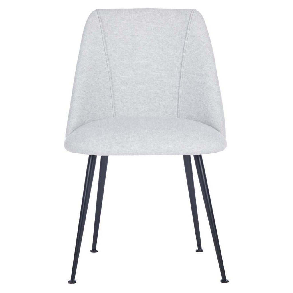 Safavieh Foster Poly Blend Dining Chair-Grey / Black