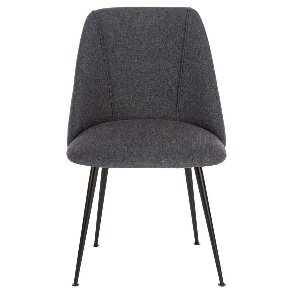 Safavieh Foster Poly Blend Dining Chair-Navy  / Black