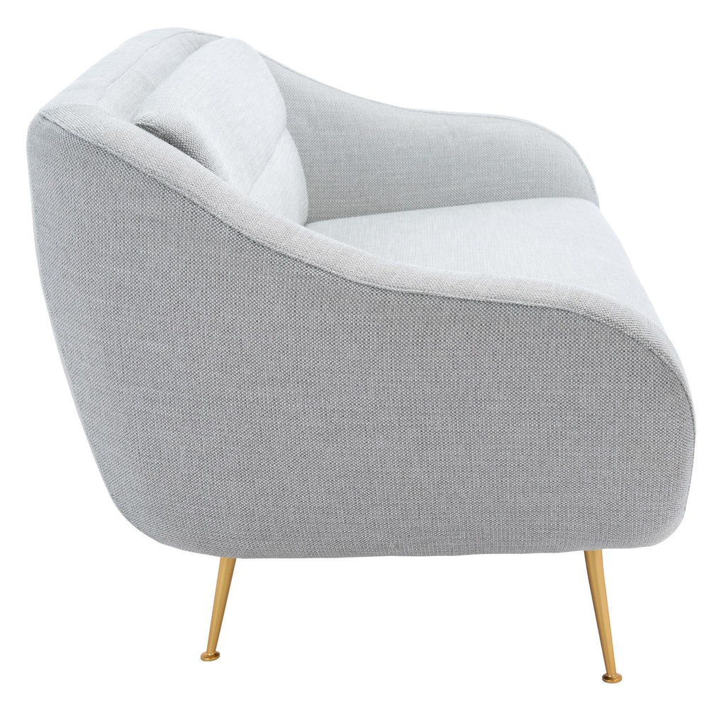 Safavieh Couture Belladonna Mid Century Loveseat - Light Grey