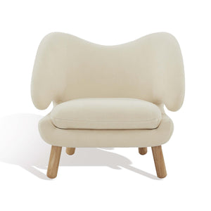 Safavieh Couture Felicia Contemporary Accent Chair - Ivory