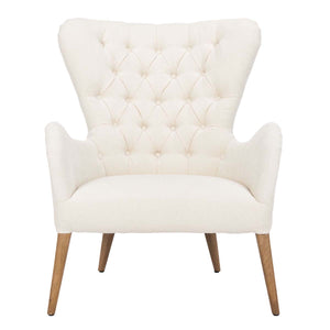 Safavieh Couture Brayden Contemporary Wingback Chair - Off White