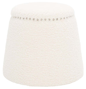 Safavieh Couture Ellerose Ottoman - Ivory