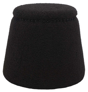 Ellerose Ottoman | Safavieh Couture - Black