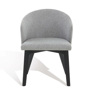 Safavieh Couture Wynonna Linen Dining Chair - Grey / Black