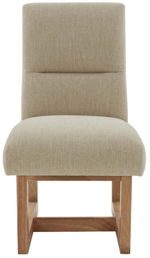 Fayette Wood Frame Dining Chair | Safavieh Couture - Beige / Light Brown