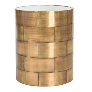Safavieh Couture Florencia Round Side Table - Glass