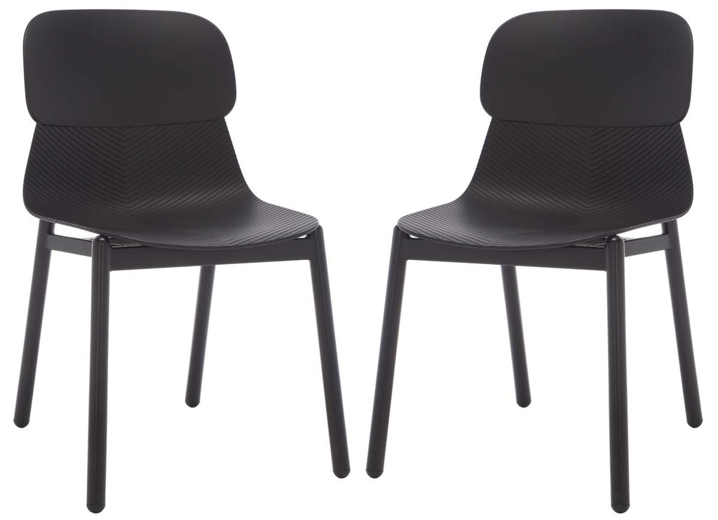 Safavieh Couture Abbie Dining Chairs (Set of 2) - Black