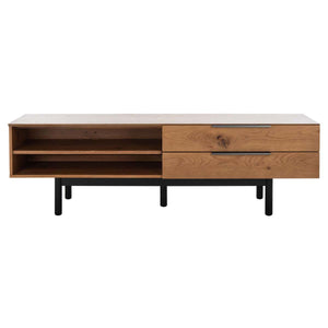 Safavieh Geraldo 2 Drawer Media Stand - Oak