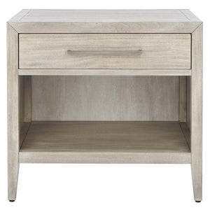 Safavieh Ariella 1 Drawer Wood Nightstand - Light Grey