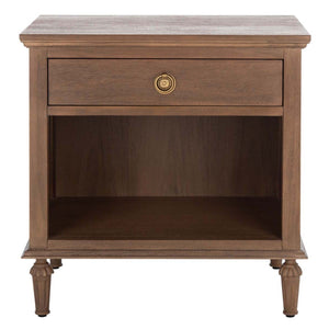 Safavieh Lisabet 1 Drawer Wood Nightstand - Brown