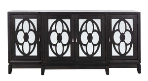 Safavieh Couture Madeleine Mirrored Sideboard - Black